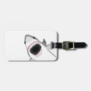 Shark Attack Luggage Tag