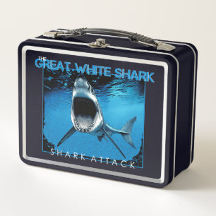 Shark Attack Metal Lunch Box