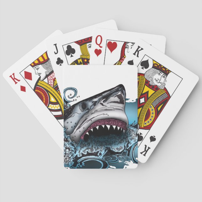 Shark Attack Playing Cards (Back)