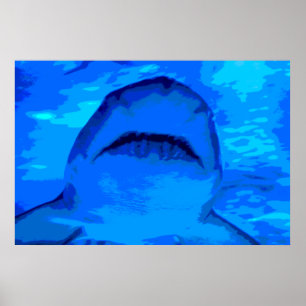 Shark attack poster