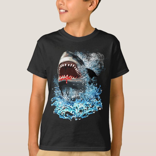 Shark Attack! T-Shirt (Front)