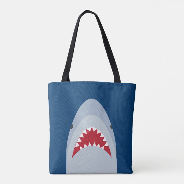Shark Attack Tote Bag (Back)