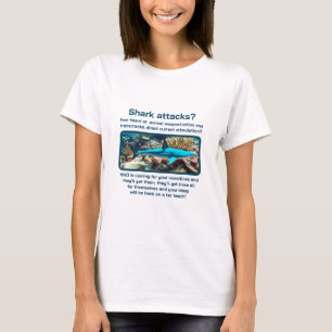 Shark Attacks (v3 light) T-Shirt