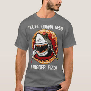 Shark Avec Teeth Pizza T-Shirt
