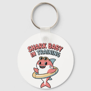 Shark Baby in Training Kids Keychain