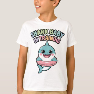 Shark Baby in Training Kids T-Shirt