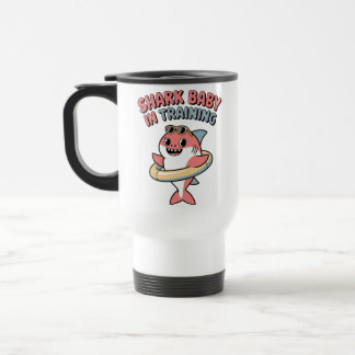 Shark Baby in Training | Kids Travel Mug