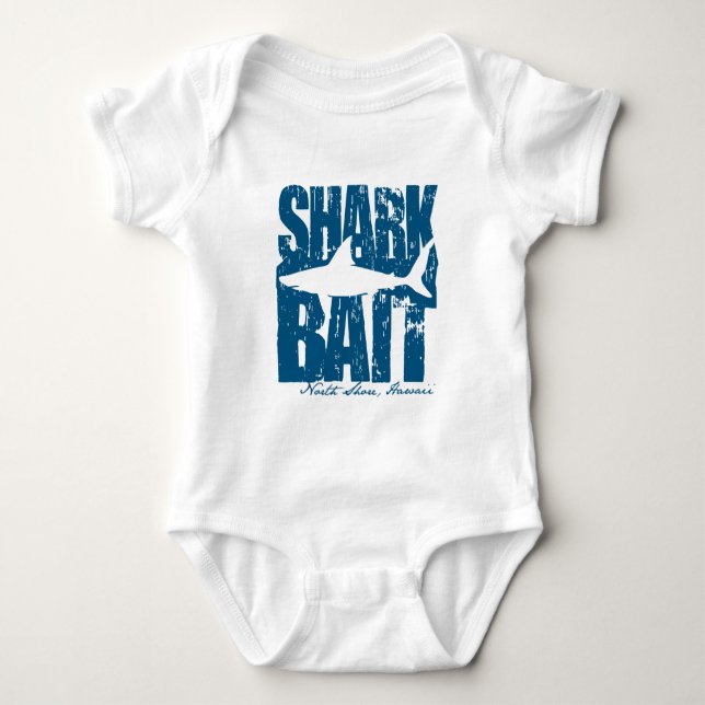 Shark Bait Baby Bodysuit (Front)
