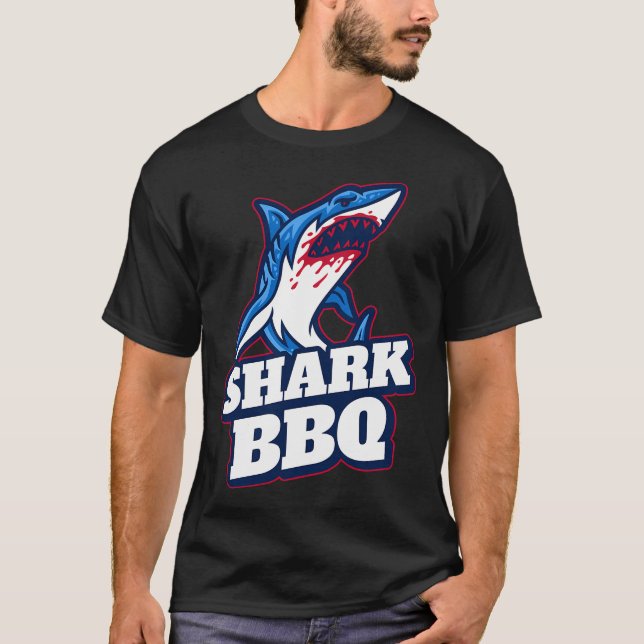 Shark BBQ Sauce T-Shirt (Front)