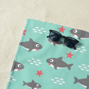 Shark Beach Towel