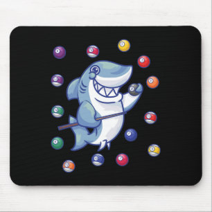 Shark Billiard Player I Pool Billiard I Snooker I Mouse Pad