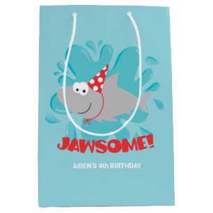 Shark Birthday Gift Bag