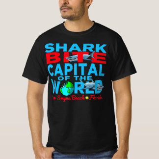shark bite capital in world new smyrna daytona T-Shirt