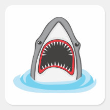 Shark Bite Sticker