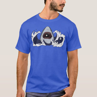 Shark Biting Pool Ball Pool  T-Shirt