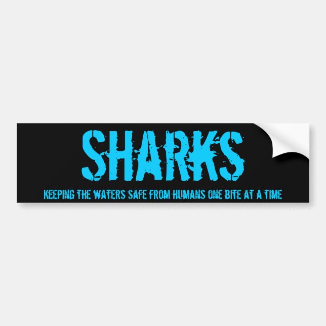 Shark Bumper v1 Sticker (Front)