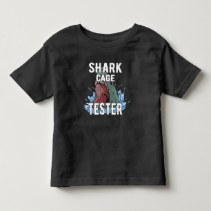 Shark Cage Tester Funny Amputee Gift  T-Shirt