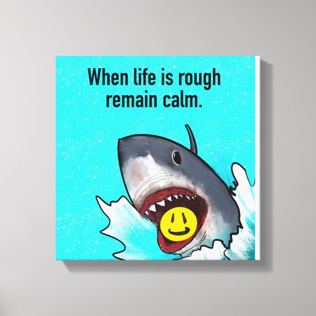 Shark Canvas Print (Front)