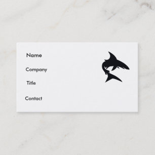 shark card. business card