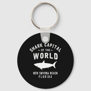 Shark Catal Of The World - New Smyrna Beach Fl-fun Keychain