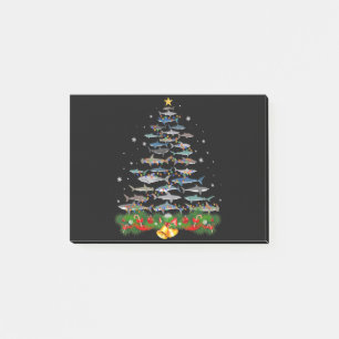 Shark Christmas Tree Shark Lovers Gifts Post-it Notes