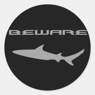 Shark Classic Round Sticker