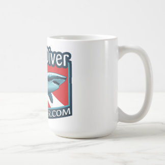 Shark Diver coffee mug. Coffee Mug