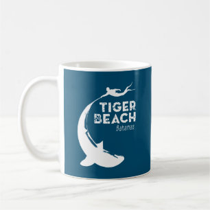 Shark Diving at Tiger Beach Coffee Mug