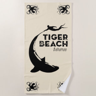 Shark Diving at Tiger Beach Towel