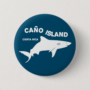 Shark Diving Caño Island - Costa Rica 2 Inch Round Button