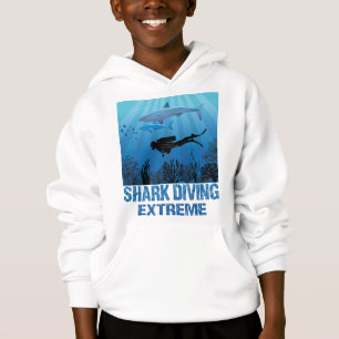 Shark Diving Extreme Scuba Diver