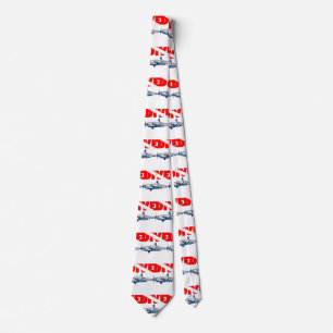 Shark Diving Tie