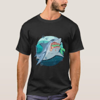Shark Eating Mermaid Funny Mythical Creature Lover