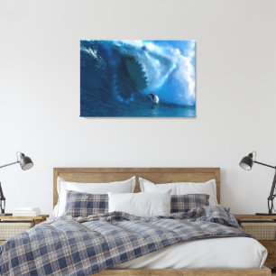 Shark Face Oil Painting Print