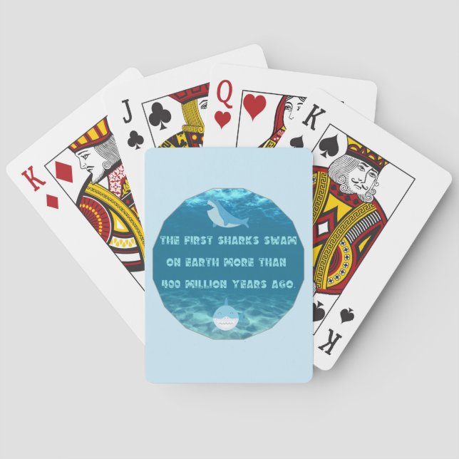 Shark Fact     Playing Cards (Back)