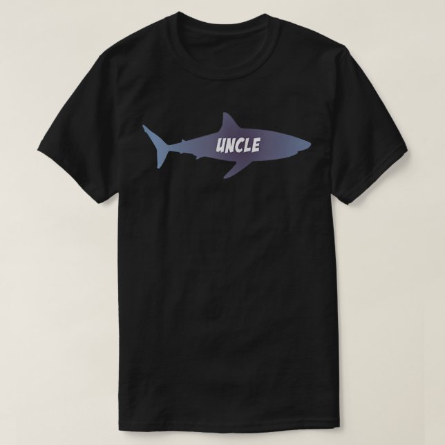 Shark Family sUncle Shark  T-Shirt (Design Front)