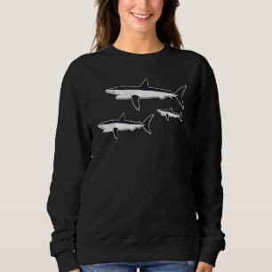 Shark Family Week Daddy Mommy Baby Boys Girls Men Sweatshirt