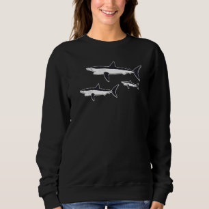 Shark Family Week Daddy Mommy Baby Boys Girls Men Sweatshirt
