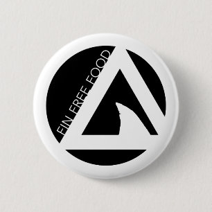 shark fin free food tricircles 2 inch round button