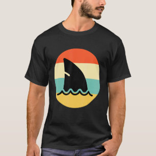 Shark Fin Retro Style Shark T-Shirt