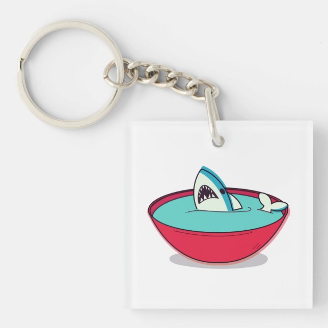 Shark Fin Soup Keychain (Front)