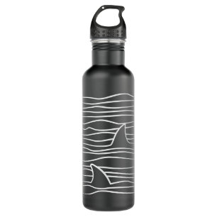 Shark Fins Ocean Marine Biologist 710 Ml Water Bottle