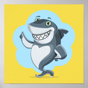 Shark Fish Swim Home Personalize Destiny Destiny'S Poster