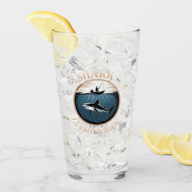 Shark & Fisherman Glass (Front Ice)