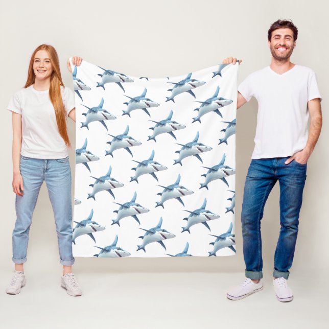 Shark Fleece Blanket (In Situ)
