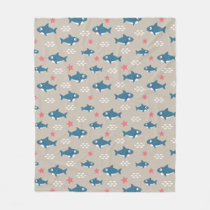 Shark Fleece Blanket