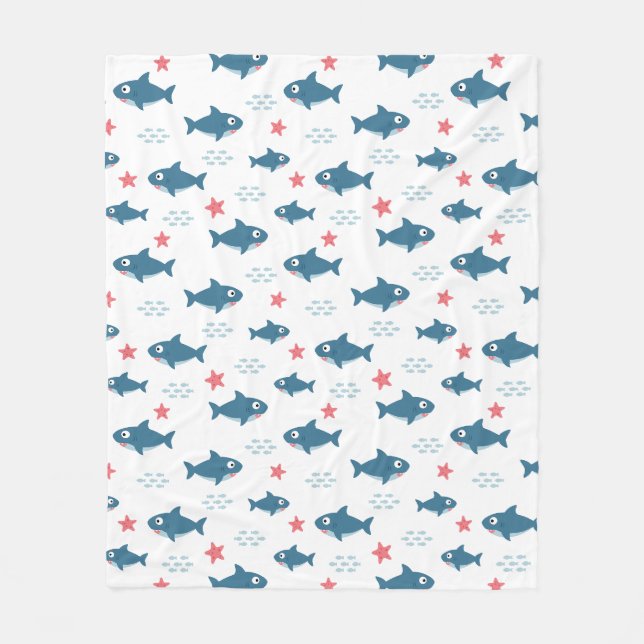 Shark Fleece Blanket (Front)