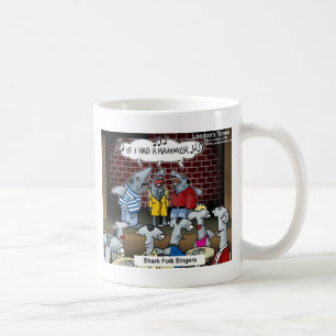 Shark Folk Singers Funny Gifts Tees & Cards Coffee Mug