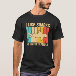 Shark For Kids Men Women Animal Shark Stuff T-Shirt