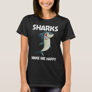 Shark For Men Women White Shark  1 T-Shirt